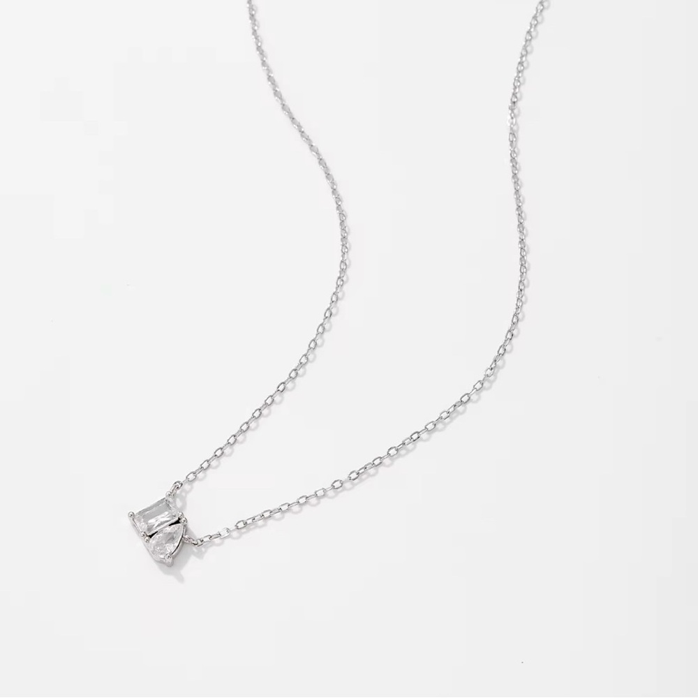 Sterling Silver 
Gold & Silver Necklace